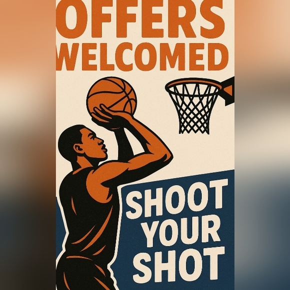 Basketball Themed Poster - Picture 2 of 2